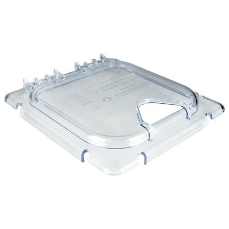 1/6 Size Clear Hinged And Notched Coldmaster EZ Access Food Pan Lid